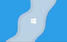 Windows Os Minimal Logo Animation Background