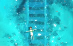 Spirited Away Chihiro Ogino In Water Live Desktop by Yokey Liu
