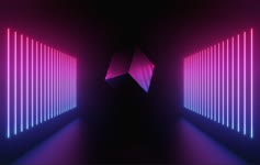 Neon Cube Rgb Animated Live Desktop