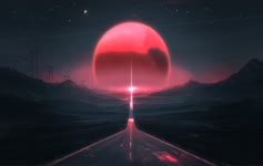 Escape Red Planet And Night Sky Live Wallpaper
