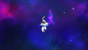 Spaceman Blue Space Live Wallpaper