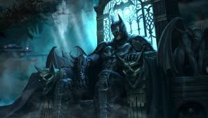 PC Animated Batman Throne Live Wallpaper