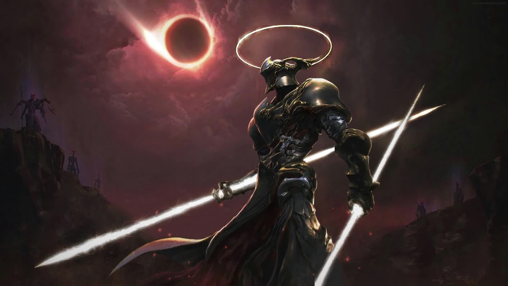 Download PC Animated Dark Warrior Live Wallpaper