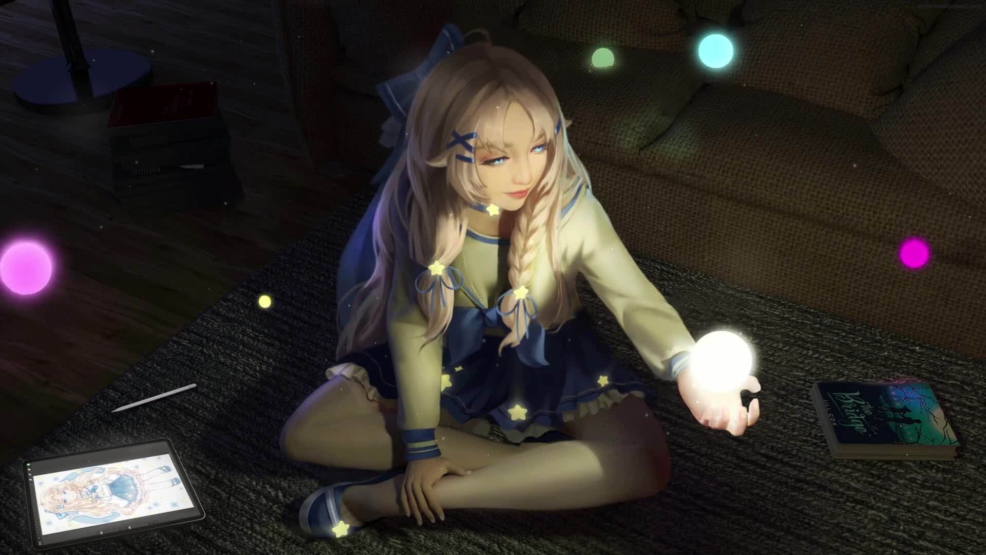 Download PC Animated Floating Spheres Live Wallpaper