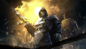 PC Animated Ghost Azrael Modern Warfare Live Wallpaper