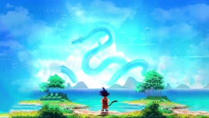 PC Animated Goku and Shenron Anime Live Wallpaper
