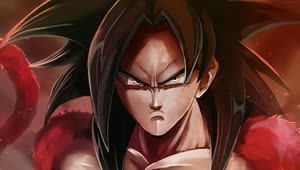 PC Animated Goku Super Saiyan 4 Anime Live Wallpaper