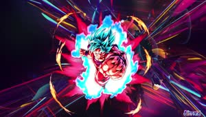 PC Animated Goku Super Saiyan Blue Kaioken Anime Live Wallpaper
