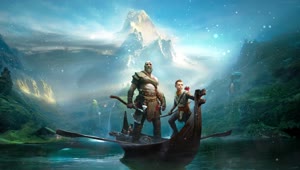 PC Animated Kratos and Atreus GOW Live Wallpaper