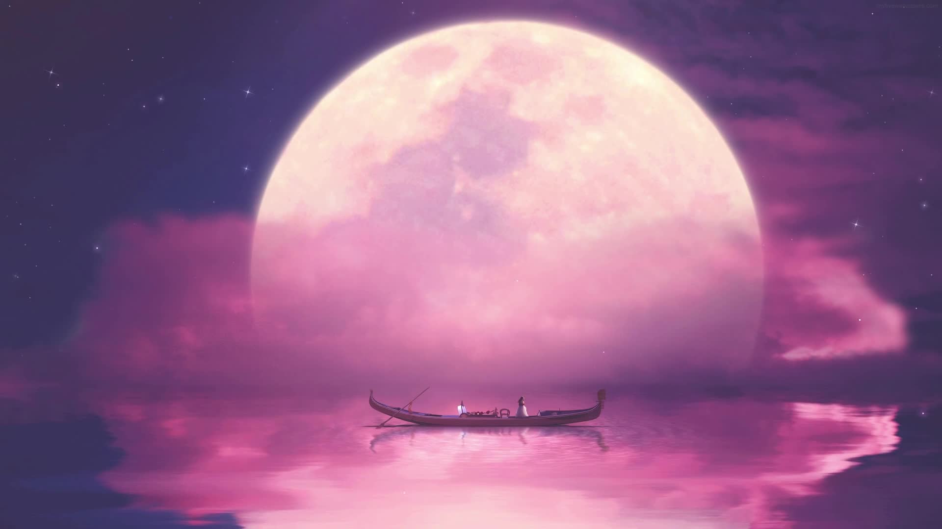 Download PC Animated Lone Boat Live Wallpaper