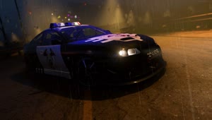 PC Animated Police Car Live Wallpaper
