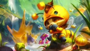 PC Animated Teemo Bees LoL Live Wallpaper