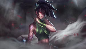 PC Animated The Rogue Assassin Akali Live Wallpaper
