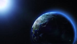 Earth And Sun Windows Animated Wallpaper
