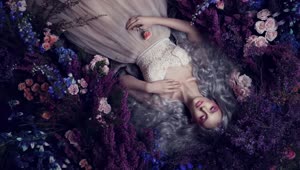 Download Flower Girl HD Animated Wallpaper