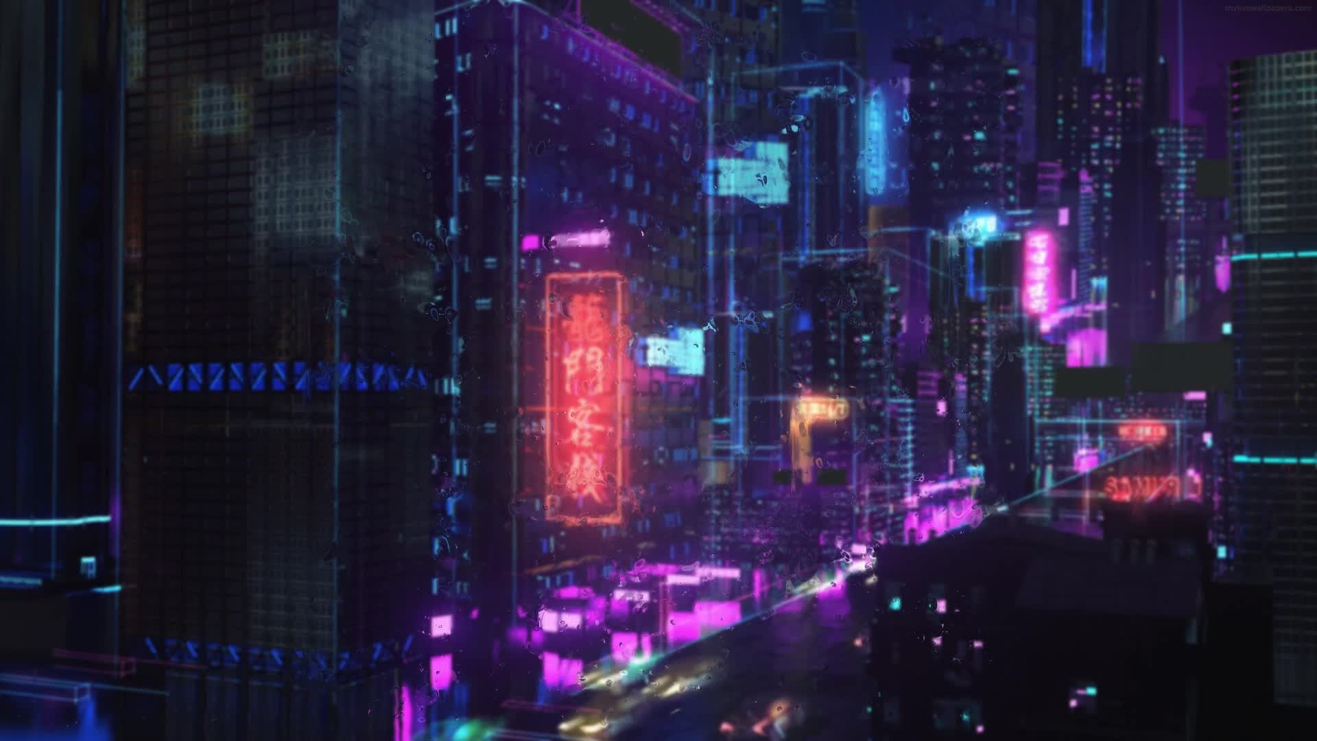 Download PC City Traffic Rain Live Wallpaper