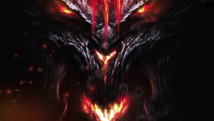 PC Diablo 3 Flames Live Wallpaper