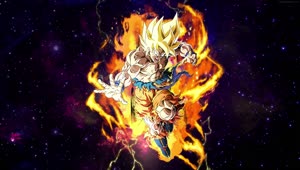 PC Strike of Full Anger Super Saiyan Goku Live Wallpaper