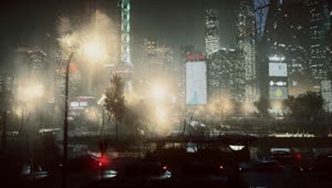 Battlefield 4 Shanghai Rainy Live Wallpaper
