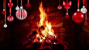 Christmas Campfire Live Wallpaper