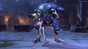 Download D.VA Halloween Overwatch Game Live Wallpaper