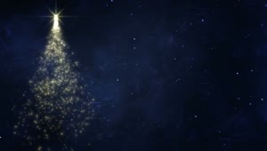 Glittery Spinning Christmas Tree HD Live Wallpaper