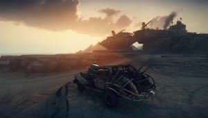 Mad Max Sunset Live Wallpaper