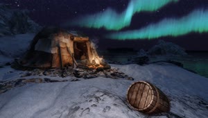 The Elder Scrolls V Skyrim Aurora Live Wallpaper