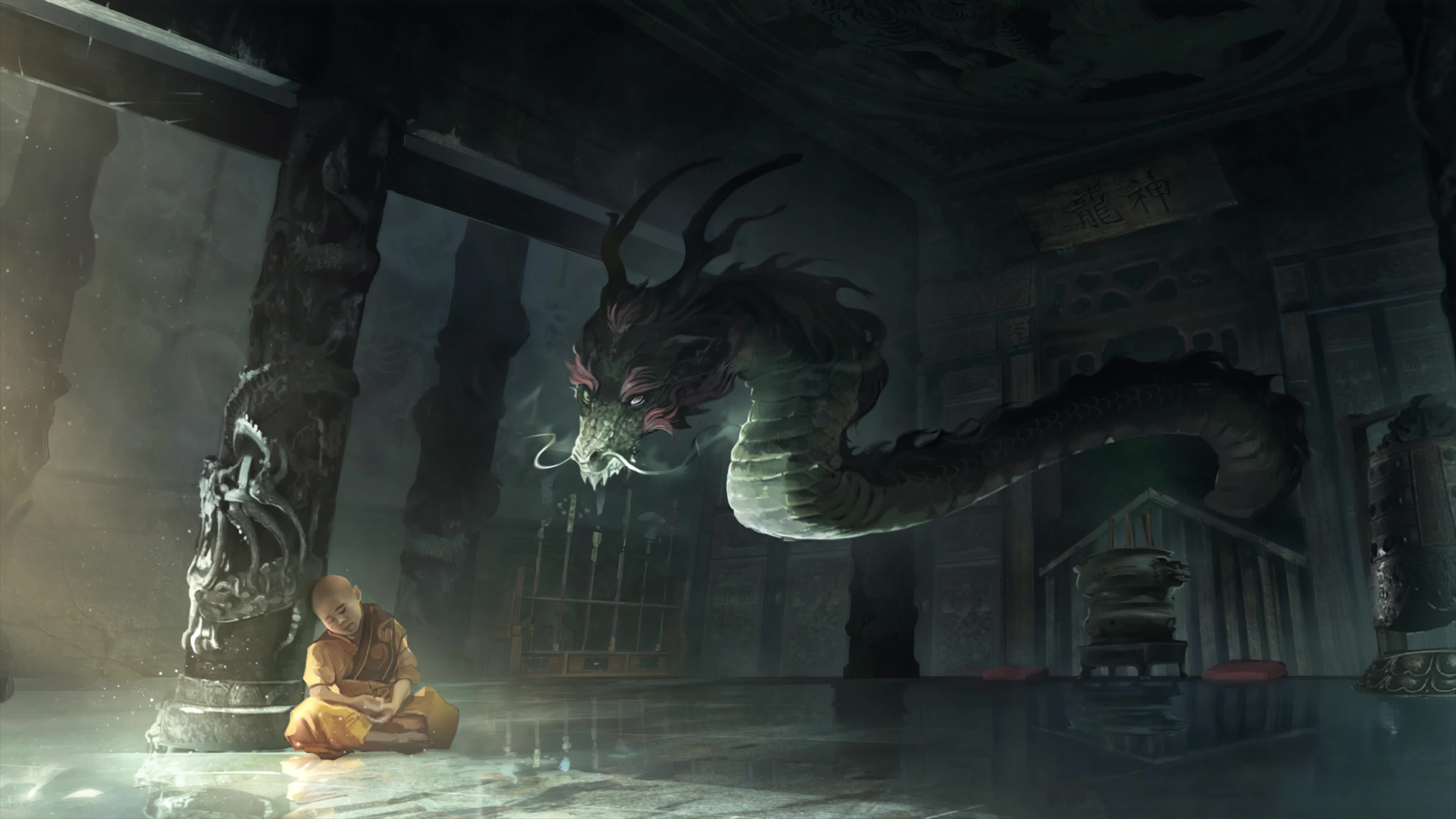 Download Temple Of Dragon 4K Live Wallpaper