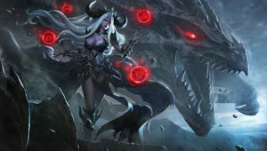 Demon Girl Dragon 4K Live Wallpaper