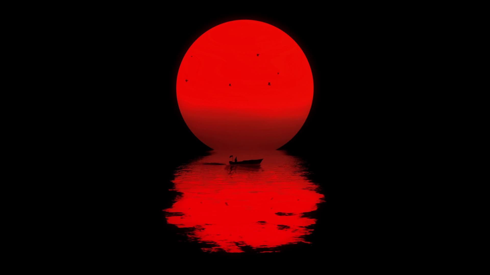 Download PC Sunset Boat HD Live Wallpaper