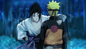 PC Naruto and Sasuke Reunion HD Live Wallpaper