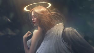 PC Girl Angel HD Live Wallpaper