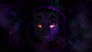 PC Panther Sparkle Eyes HD Live Wallpaper