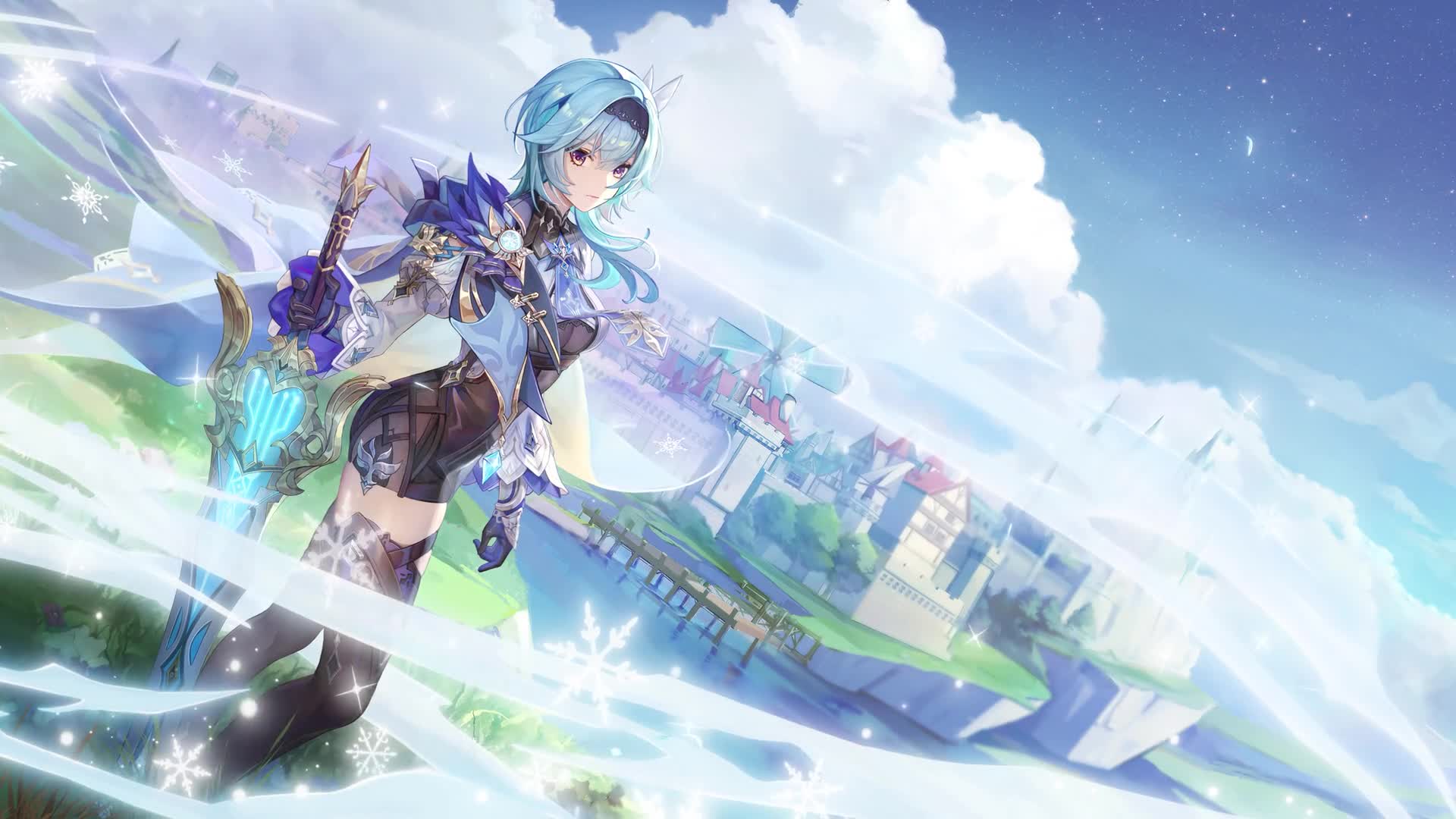 Download PC Eula Genshin Impact HD Live Wallpaper