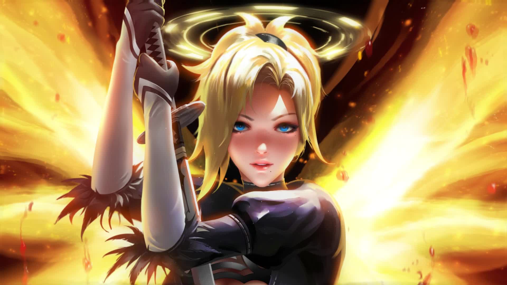 Download Desktop Mercy Overwatch HD Live Wallpaper