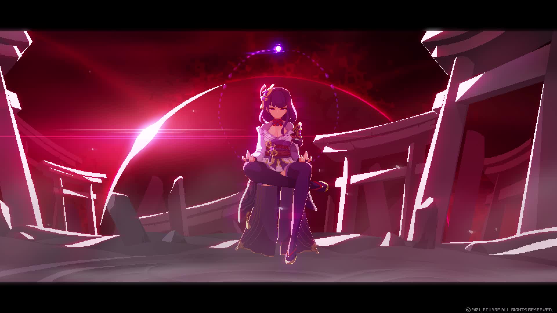 Download Raiden Plane of Euthymia Pixel Anime 4K Live Wallpaper