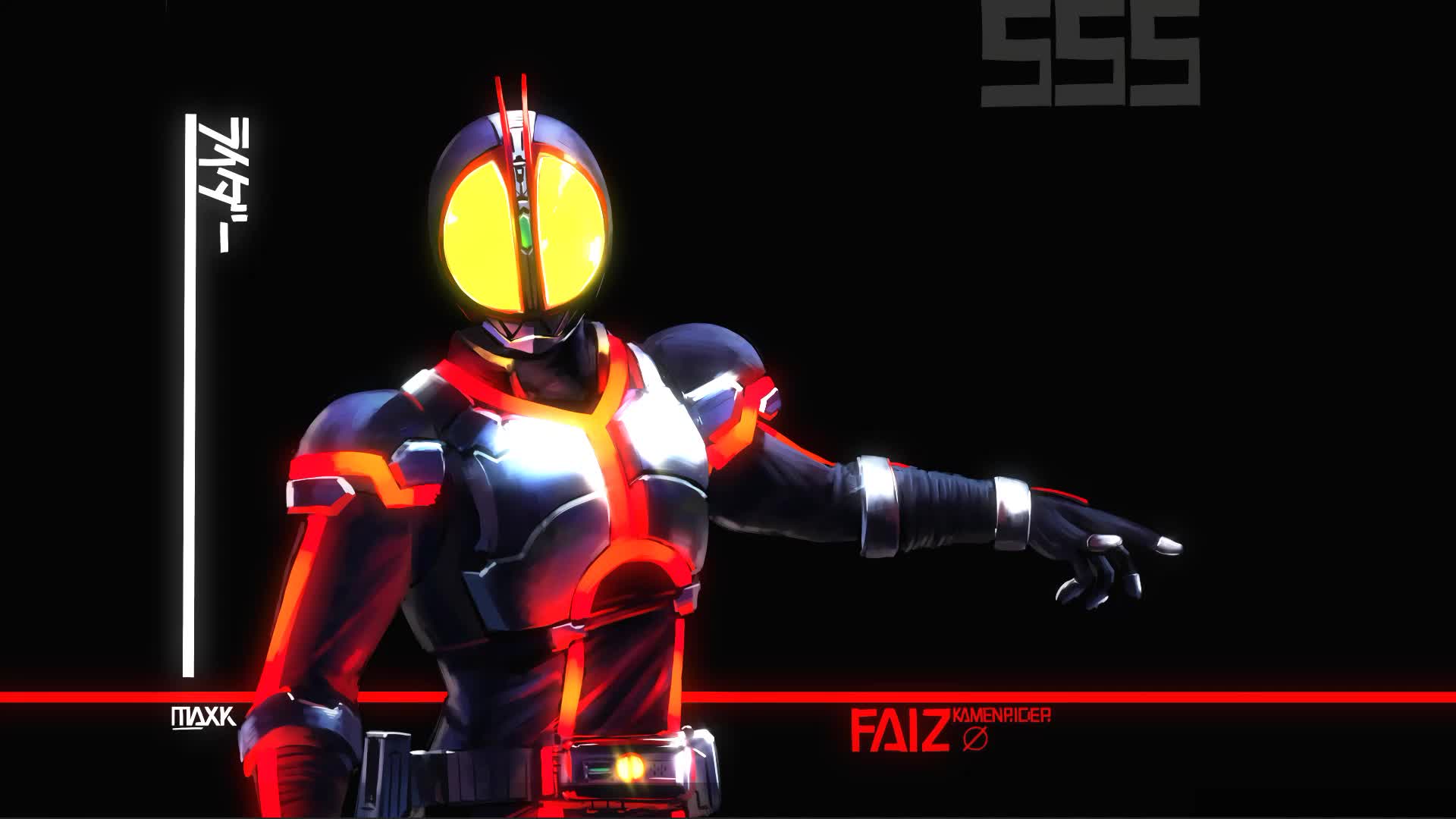 555 Kamen Rider Faiz Live Wallpaper