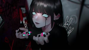 Goth Girl live wallpaper for pc