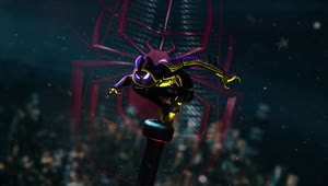 Neon Spiderman live wallpaper for pc