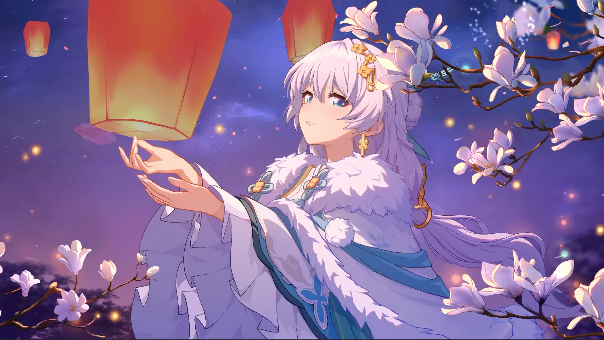 Download Honkai Impact 3rd Fireworks AnimeLive Wallpaper