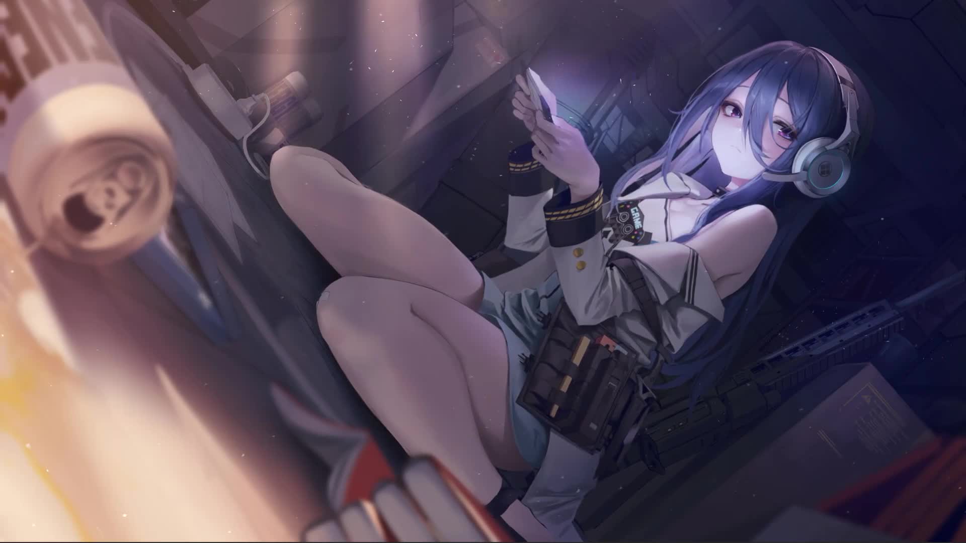 Download Play A Game Anime Girl Live Wallpaper For Pc