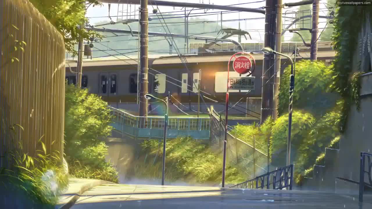 Download PC Wallpaper Engine - Anime Train Animated Wallpaper (Sound)