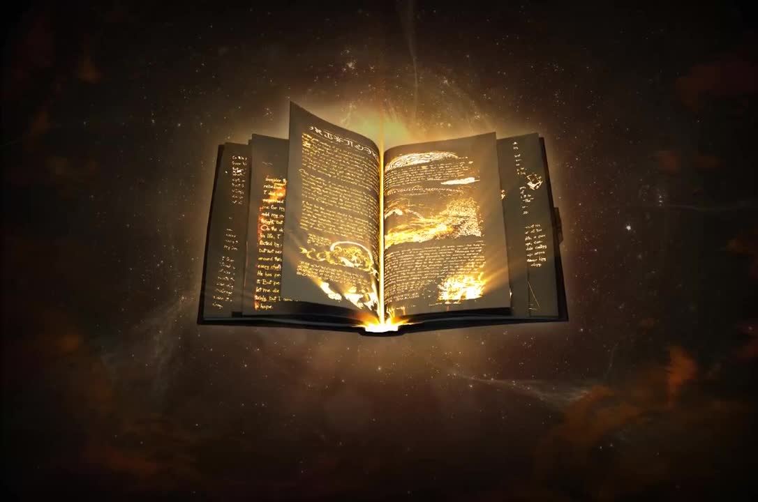 Premium Photo | Book of magic spells magical elements such as spell books  generative ai