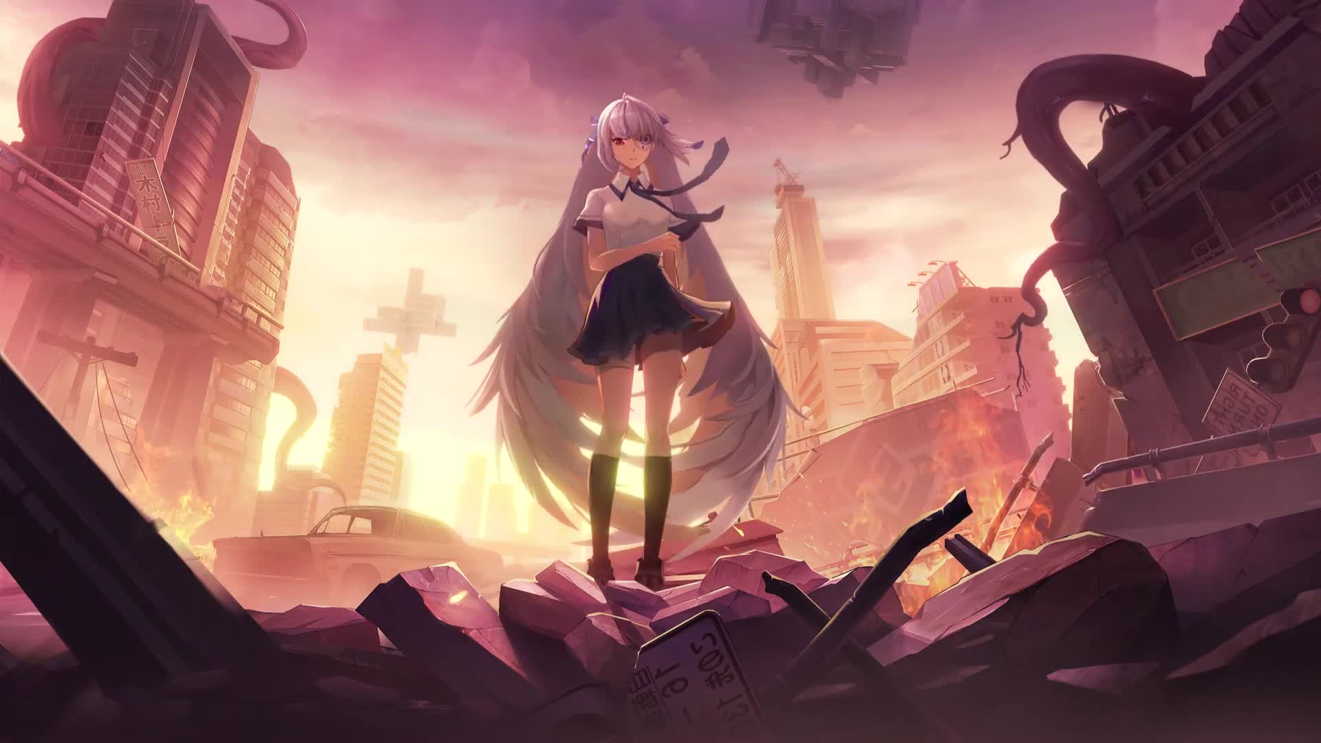 Download Anime Girl  Future  Live Wallpaper