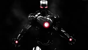 PC Iron Man Black Suit live wallpaper