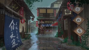 PC Anime Rain HD Live Wallpaper