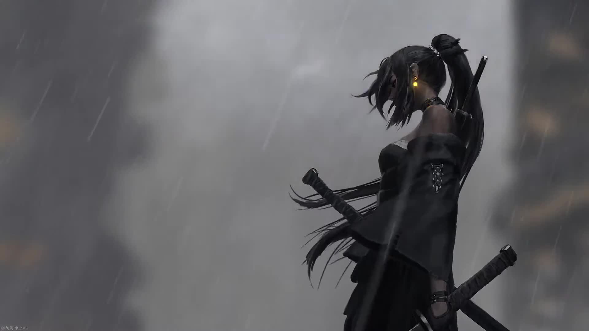Download Wallpaper Engine Samurai Rain ＴＯＫＹＯ