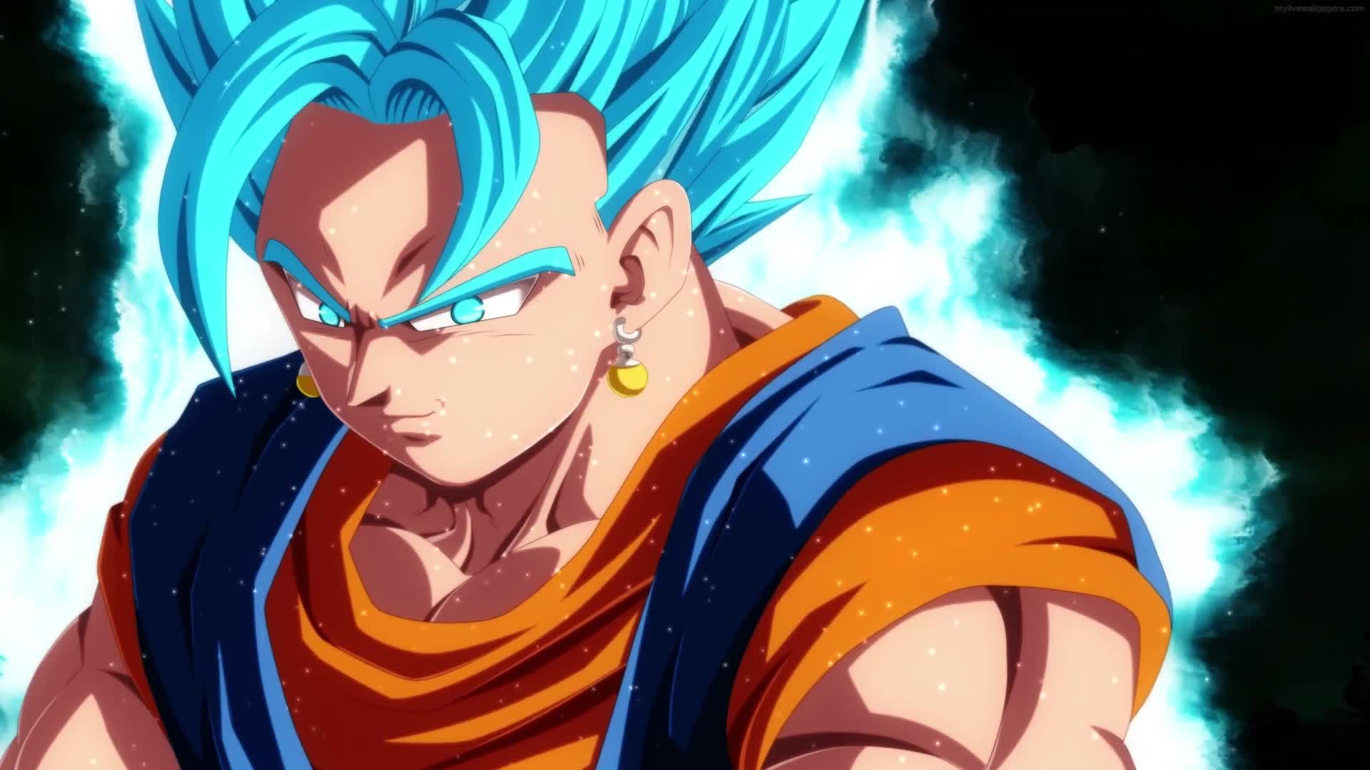 Download Cool Vegito Super Saiyan Blue 4k Live Wallpaper Dragon Ball Anime Live Wallpaper