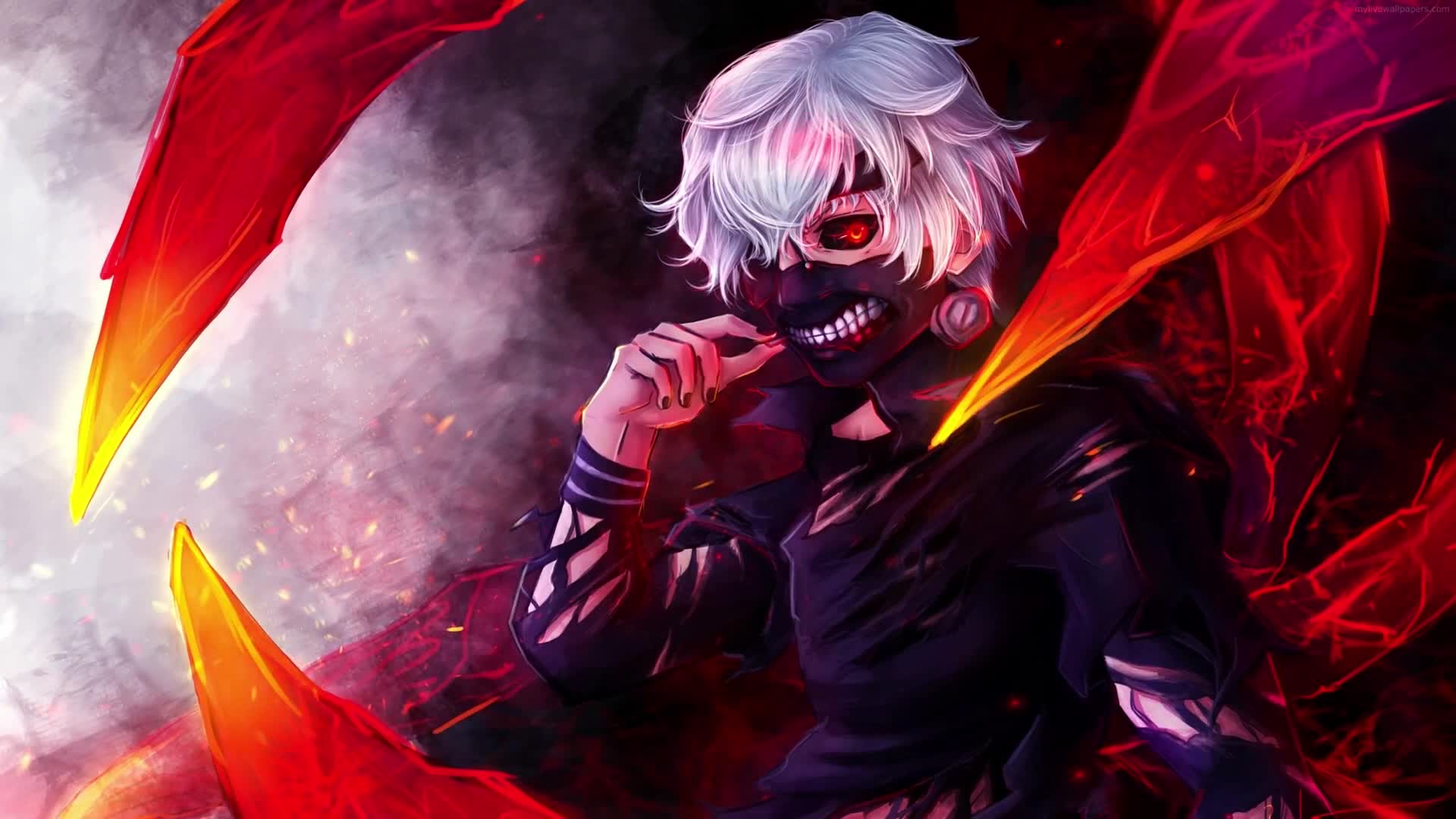 Download Cool Tokyo Ghoul Glow 4k Live Wallpaper